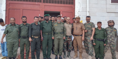 إجراء عملية التسليم والاستلام بين الخلف والسلف لإدارة السجن المركزي بلحج 