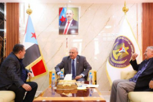 الكثيري يستقبل رئيس منتدى الشراكة الوطنية الجنوبية
