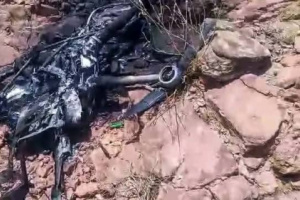 قوات دفاع شبوة تتمكن من إسقاط طائرة مسيّرة حوثية إيرانية الصنع في عملية تصدٍّ ناجحة