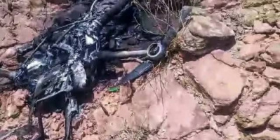 قوات دفاع شبوة تتمكن من إسقاط طائرة مسيّرة حوثية إيرانية الصنع في عملية تصدٍّ ناجحة