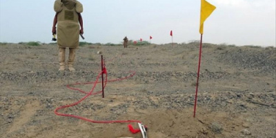 مسام يعلن عن 1050 لغم ومادة متفجرة