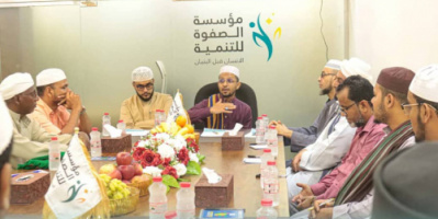 مؤسسة الصفوة تعقد اجتماعاً استثنائياً بمشرفي حلقات المساجد بالعاصمة عدن