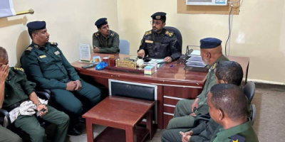 العميد لحمدي يبحث مع رؤوساء الأقسام وضباط مكافحة المخدرات بساحل حضرموت جهود تعزيز محاربة آفة المخدرات