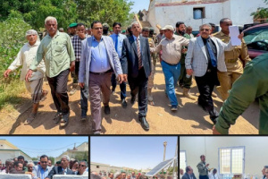 وزير الزراعة ومحافظ لحج يدشنان مشاريع جديدة بكلية ناصر للعلوم الزراعية