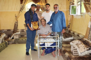 السلطة المحلية بالشعيب تُكرّم أ. أحمد صالح قحطان تقديراً لمسيرته النضالية والتربوية