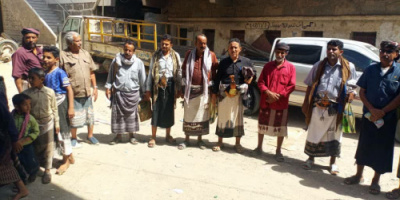 رئيس تنفيذية انتقالي بيحان يقدم واجب العزاء لأسرة الفقيد حقاش