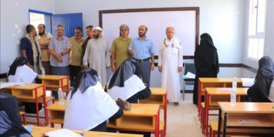تدشين اختبارات إنهاء المرحلة الثانوية العامة بثانويات مديرية القطن