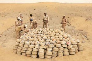 الأمم المتحدة: اليمن يحتل المرتبة الخامسة عالميًا ضمن أكثر البلدان تلوثاً بالألغام الأرضية ومخلفات الحرب