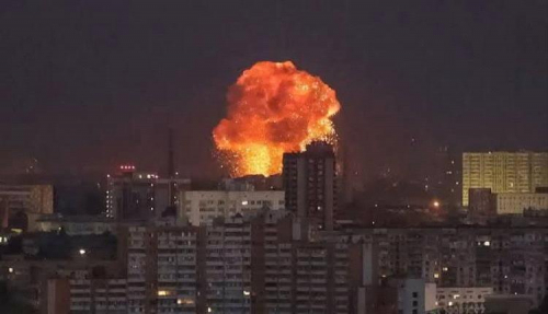انفجارات عنيفة تهز كييف وموسكو تسقط 7 مسيرات أوكرانية