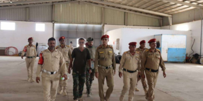 العميد الشبث والمقدم النقيب يتفقدان لواء الشرطة العسكرية الجنوبية بالعاصمة عدن