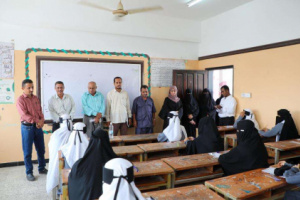 لجنة التعليم العام بالجمعية الوطنية تتفقد المراكز الامتحانية للثانوية العامة بلحج