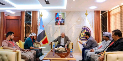 الكثيري يستقبل عددًا من مشايخ وأعيان محافظة الضالع