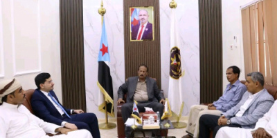 المهرة تشهد مراسيم التسليم والاستلام بين قيادتي الانتقالي السابقة والجديدة