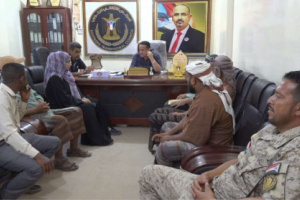 رئيس تنفيذية انتقالي لحج يلتقي رئيس المفوضية الجنوبية لمكافحة الفساد فرع المحافظة