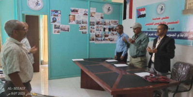 ندوة عن دور الإعلام في معركة تحرير الضالع أقامها مجلس نقابة الصحفيين بالمحافظة