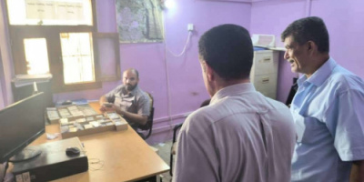 رئيس تنفيذية انتقالي لحج يتفقد مصلحة الأحوال المدنية بالمحافظة