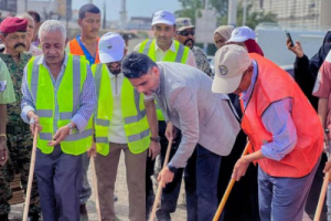 انطلاق حملة نظافة بالعاصمة تحت شعار جمال عدن باستدامة نظافتها