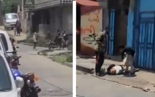 مسلح حوثي يطلق النار على مواطنين في إب اليمنية مسلح حوثي يطلق النار على مواطنين في إب اليمنية