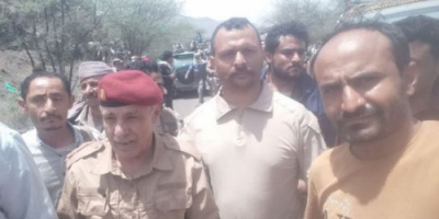 فتح طريق عدن - صنعاء في منطقة مريس