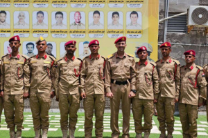العميد أوسان العنشلي يُكرم خريجي اللواء الأول حماية رئاسية من الكلية الحربية بالعاصمة عدن