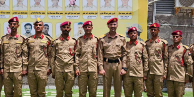 العميد أوسان العنشلي يُكرم خريجي اللواء الأول حماية رئاسية من الكلية الحربية بالعاصمة عدن