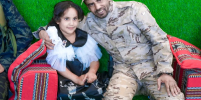 العميد وجدي باعوم يزور أسرة الشهيد العقيد أحمد السليماني ويهنئهم بعيد الأضحى 