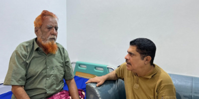 المحمدي يزور المناضل الجريري بالمكلا ويشيد بمسيرته الوطنية والنضالية