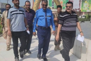 بدء تركيب الإشارات المرورية الضوئية في شوارع المنصورة