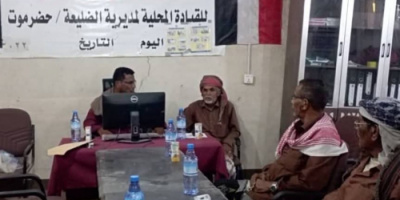 رئيس تنفيذية انتقالي الضليعة يستقبل نظيره من مديرية دهر بشبوة لبحث أوجه التعاون المشترك