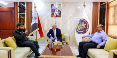 الكثيري يطلع على الأوضاع الأمنية في لحج