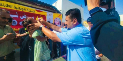 تحصين 488 ألف طفل وطفلة من شلل الأطفال في اليوم الأول للحملة