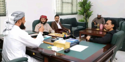 نائب وزير الاوقاف يبحث مع رئيس انتقالي العاصمة عدن تعزيز التعاون 