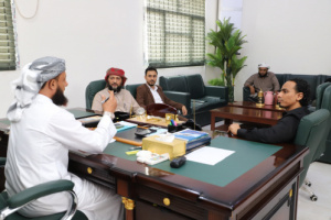 نائب وزير الاوقاف يستقبل رئيس القيادة المحلية للانتقالي الجنوبي في العاصمة عدن 