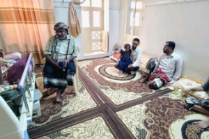 انتقالي تريم يطمئن على صحة الكادر" سعد نصر يادين " 