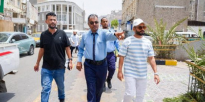 تدشين مشروع تركيب إشارات المرور في مديرية صيرة
