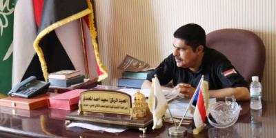العميد المحمدي يشدد على انتقالي غيل بن يمين مضاعفة الجهود التنظيمية وخدمة المواطنين