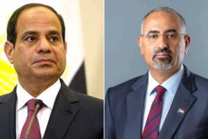 الرئيس الزُبيدي يُهنئ الرئيس المصري عبدالفتاح السيسي بمناسبة الذكرى الـ73 لثورة 23 يوليو