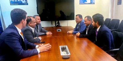 الوزير السقطري يبحث مع مسؤولًا من منظمة اليونيدو مشروع تعزيز القطاع الحيواني
