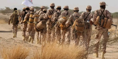 قوات العمالقة الجنوبية تنفذ مسيرًا عسكريًًا لتعزيز استعدادها القتالي