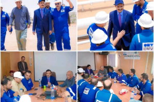 محافظ شبوة يزور قطاع العقلة النفطي ويطالب بإعادة تشغيله واستثمار موارده لدعم الاقتصاد الوطني