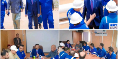 محافظ شبوة يزور قطاع العقلة النفطي ويطالب بإعادة تشغيله واستثمار موارده لدعم الاقتصاد الوطني