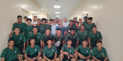دلما يصل مطار أبوظبي للمشاركة في المخيم التدريبي الرياضي