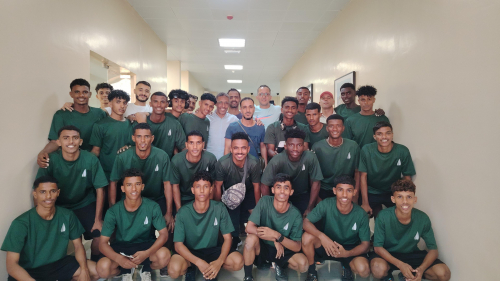 دلما يصل مطار أبوظبي للمشاركة في المخيم التدريبي الرياضي