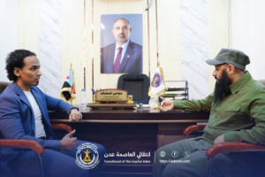 لدى لقائه الوالي.. السقاف يثمن جهود قوات الحزام الأمني في تعزيز الاستقرار بالعاصمة عدن والجنوب عموماً