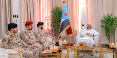 الرئيس الزُبيدي يستقبل مساعد قائد قوات الواجب 802 السعودية