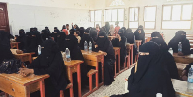 انتقالي أبين يدشن دورة تدريبية في مجال الخياطة