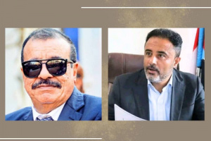رئيس تنفيذية انتقالي أبين يعزي اللواء أحمد بن بريك في وفاة شقيقه عبدالله