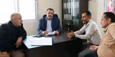 فريق التوجيه والرقابة الرئاسي يطلع على عمل الهيئة التنفيذية لانتقالي لحج