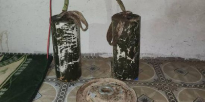 فريق من دفاع شبوة يفكك عبوات ناسفة وألغام في عسيلان