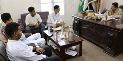العميد المحمدي يلتقي ممثلي المنتدى السياسي لطلاب جامعة حضرموت